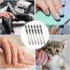Nail Files for Natural Nails (6 Pack), Metal Nail File