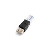 System-S RJ45 Stecker auf USB A Buchse Kupplung Adapter Adapterstecker