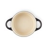 Le Creuset Stoneware Petite Round Casserole, 0.25 L, Matte Black,