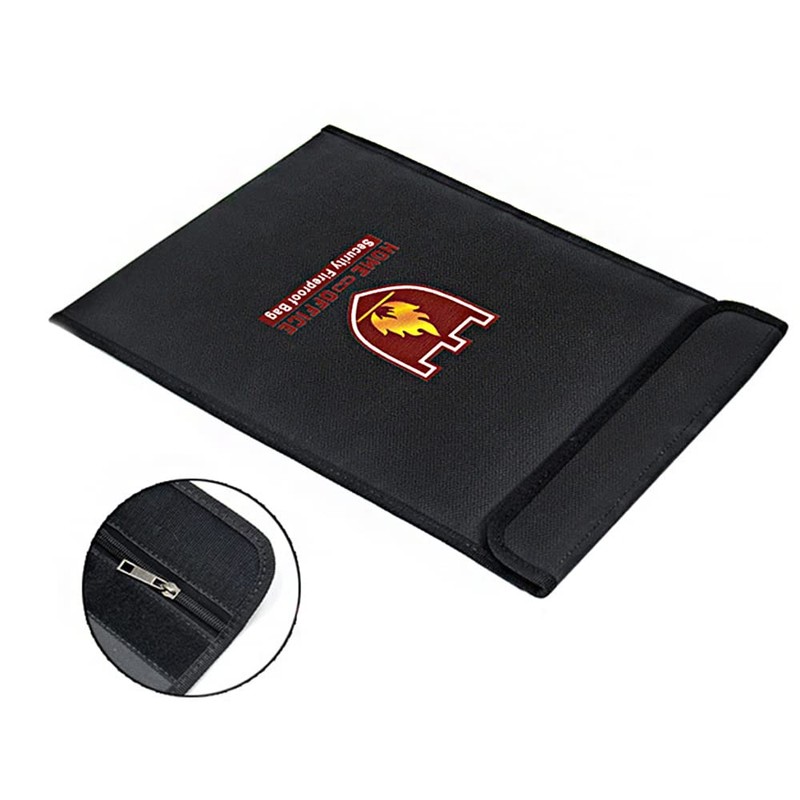 Tiardey Fireproof Money & Document Bag,15" x 11" Fire &
