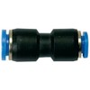 RIEGLER 109800-136.0604 Straight Connector Blue Series Reducing Hose Diameter 6/4