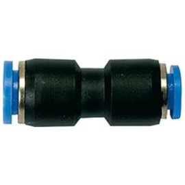 RIEGLER 109800-136.0604 Straight Connector Blue Series Reducing Hose Diameter 6/4 Pack of 1