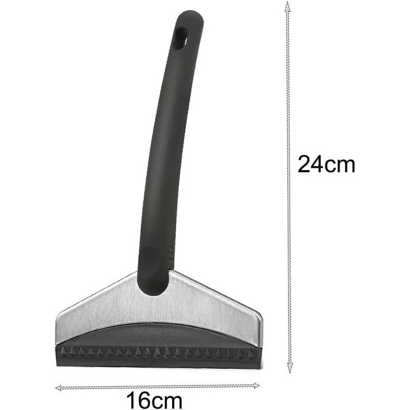 Ice Scrapers for Car Windshield, Wider Scratch Free Snow Scraper
