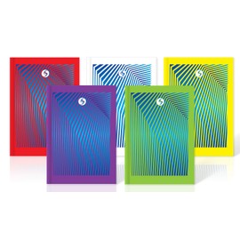 Silvine A4 Hardback Notebook, 160 Pages (80 Sheets) Ruled 8mm Feint with Durable Casebound Cover. Ref PADCBA4.