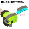 Vgo... 1 Pair Synthetic Leather Multi-Functional Work Gloves, Gardening Construction