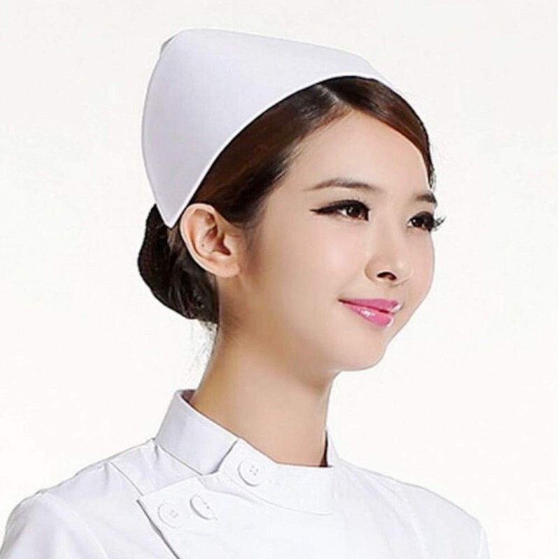 sansheng Nurse Hat,2 Pack Nurses Caps Costume Female Nurses Hat