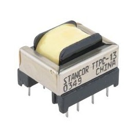 "Stancor TTPC-13 Transformer, Telephone Coupling; Pri:600Ohms, Sec:600 Ohms (CT Split); 90mA; 1.8dB"