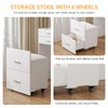 PulseFay Compact Vanity with 3 Drawers, 3 in 1 Vanity