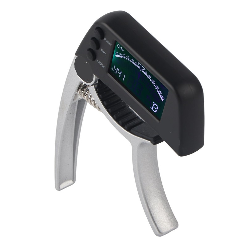 Guitar Capo Tuner Zinc Alloy ABS 2 in 1 Clip