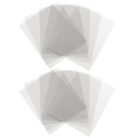 The Lord of the Tools 12Pcs Car Bumper Repair Mesh Stainless Steel Welding Mesh Repair Mesh Screen Accessories for Car Repairing 20x15cm Silver