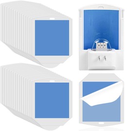 Qualirey 30 Pack Flying Insect Trap Refills Compatible with Osvdo Plug-in Device, Fruit Fly Traps for Indoors Refill Kit, No Device, Glue Board Insect Catcher for Mosquito (Classic)