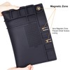 Premium Heat Resistant 932°F Magnetic Silicone Soldering Mat Electronics Work