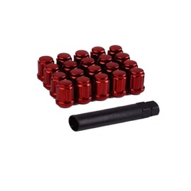 Red Locking Lug Nuts 12x1.5 With Key For Honda Talon & Pioneer UTV by R.A.D.