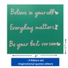 Motivational Stickers 6-Pack, Rearview Mirror Decals, Inspirational Quotes