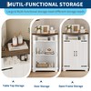 GarveeHome Bathroom Corner Storage Cabinet, Small Corner Cabinet for Bathroom,