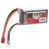 7.4V 1300mAh 30C Lipo Battery with T Plug Rechargeable Lithium