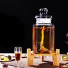 Drink Dispenser Stand - Water Jug Stand | Multi-Functional Wood