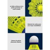 6 Piezas Pelota de Bádminton, Bolas de Bádminton de Entrenamiento
