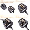 UK 3-Pin (13A) Fused Plugs (250V) Durable UK plugs With