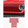 Savadicar - Insertos de parrilla delantera para Jeep Wrangler JL