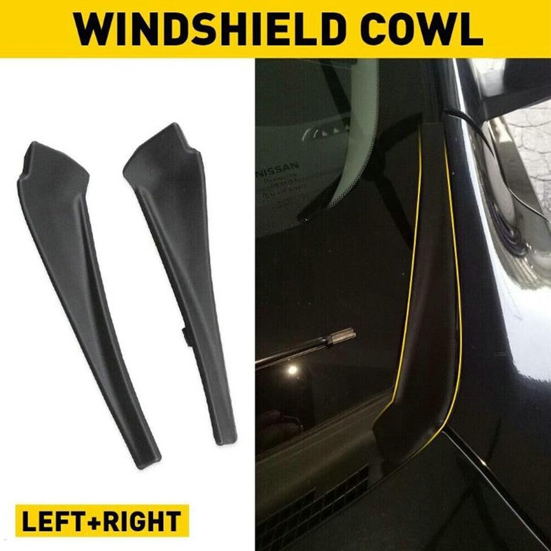 1 Pair Front Windshield Wrap Corner Trim for Nissan X-Trail
