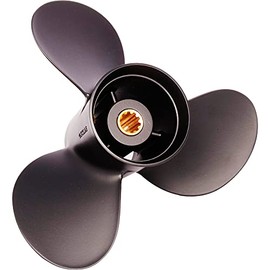 SOLAS 5211-099-12 Amita 3 Aluminum 3-Blade Propeller - RH, 9.9" Diameter x 12" Pitch x 10-Spline , Black