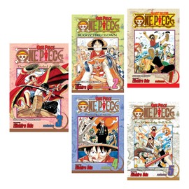 One Piece 1 - Vol 1 - 5 Collection Set : East Blue and Baroque Works
