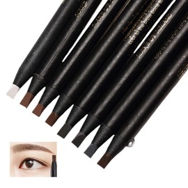 【Popular】Machete Eyebrow Pencil,Hardcore Eyebrow Pencil,Thread Eyebrow Pencil,Pencil Eyebrow Pencil.Waterproof and Sweatproof,Natural and Long Lasting,Never Smear and Fade,Universal Eyebrow Pencil for