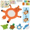 Myigo Crochet Kit for Beginners: 5 Animal Coaster Patterns w/Hooks