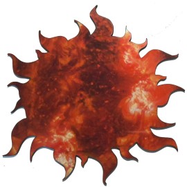 Spectrum Lightworks Laser cut THE SUN (8 inch diameter)