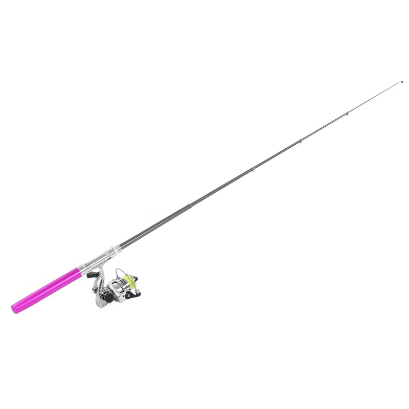 Portable Mini Pen Shape Fishing Rod Pole Pocket Retractable Fishing