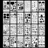 Dstertech 24 PCS Stencil Plastic Set (as The First pic
