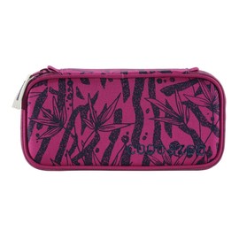 coocazoo PencilDenzel "WWF Anemone-Trail" Pink Pencil Case, Geo Triangle Compartment, Timetable Compartment, Removable Pen Holder, Additional Zip Compartment, Pink, functional" or "organized" or