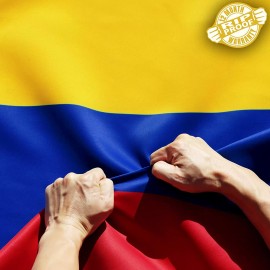 Anley Rip-Proof Double Sided 3-Ply Colombia Flag 3x5 Ft Colombian National Flags