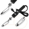 QWORK Electric Leather Iron, 80W Mini Iron with Adjustable 50~300°C