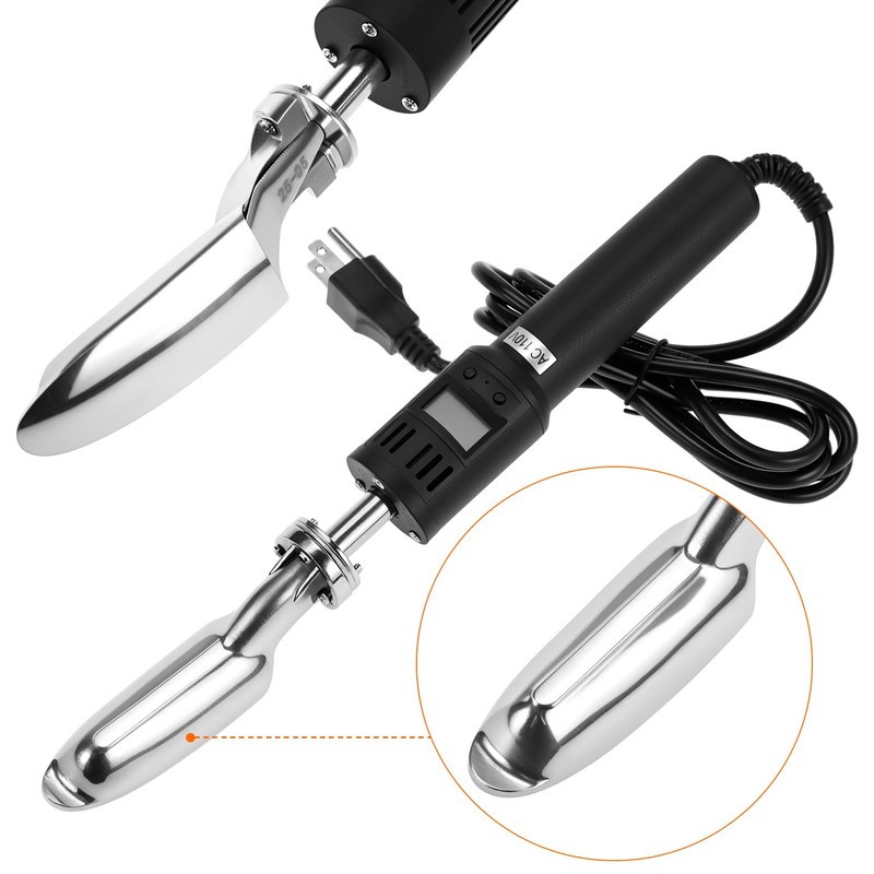 QWORK Electric Leather Iron, 80W Mini Iron with Adjustable 50~300°C