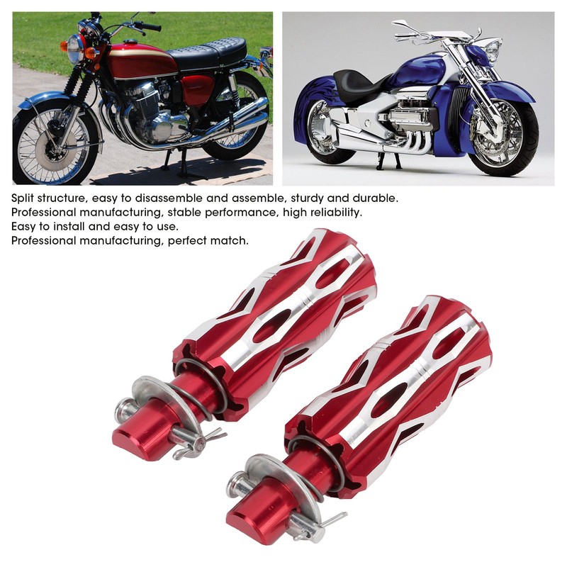 CNC Motorcycle Rear Foot Pegs Pedal Aluminum Alloy Rearset Footrests