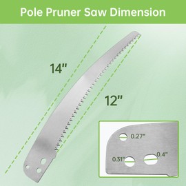 12” Pole Pruner Saw Blade Replacement for Corona TP 3841, TP 3811, TP 3714, TP 3712, TP 3702, TP 2712, TP 2612, TP 2512 & Other Most Brands Pruning Saws & Tree Trimmers