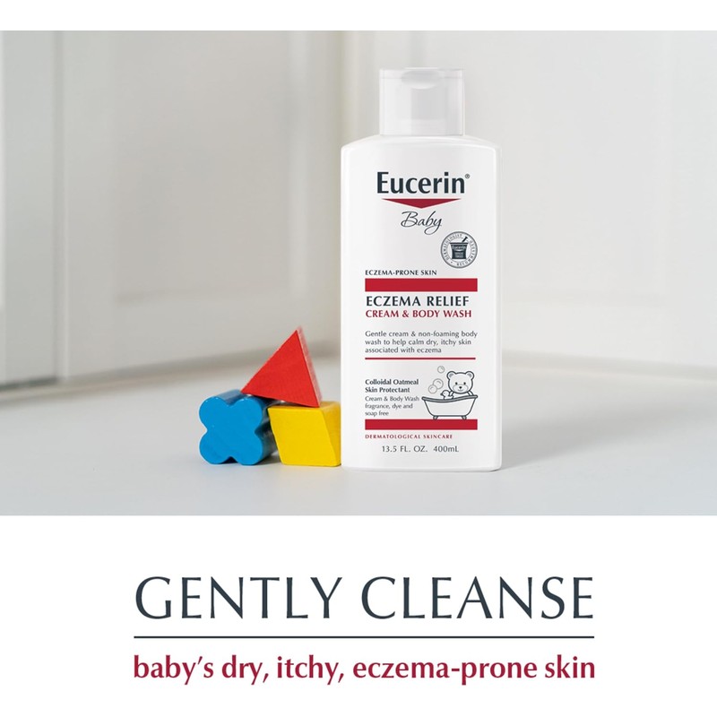 Eucerin Baby Eczema Relief Cream & Body Wash, Eczema Body