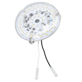 Luz LED para Ventilador de Techo, Luz LED para Ventilador de Techo de 3,93 Pulgadas, CA 120 V, 18 W, 2000 Lm, Panel de Tablero de Luz LED Magnético Regulable con Temperatura de 3