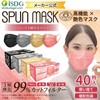 [Ishokudougen Dot Com] iSDG Spunlace Non-Woven Color Mask, 120 Pieces,