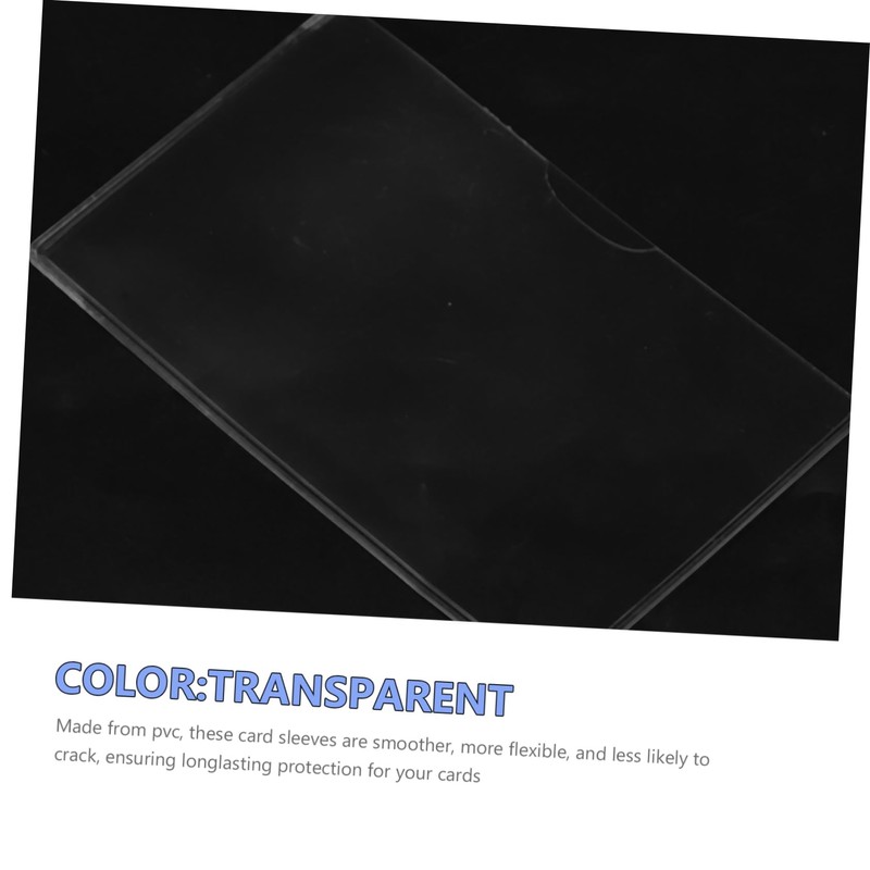 CAXUSD 20pcs Clear Card Protector Sleeves Sports Card Protectors for