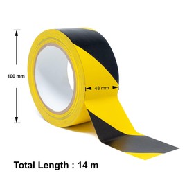 SINGHAL 2 Pack Floor Marking Tape 50mm Wide (2") x 14m Length