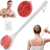 GEENOA Silicone Back Scrubber & Body Scrubber Set, 15.35’’ Back