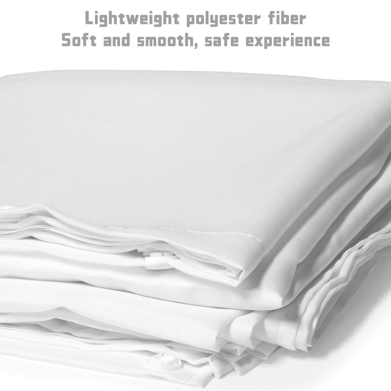 Waterproof Fabric Snap in Shower Curtain Liner Replacement 71 W