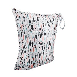 ALVABABY 3L-H1-DE 3 Piece Nappy Bag Wetbag Reusable Wet Bags for On the Go Reusable with Two Zip Pockets Nappy Bags for Babies Nappies