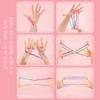 YJRUNFU String Twine, Knotless Twine, Rainbow Color, Children's Twill Thread,