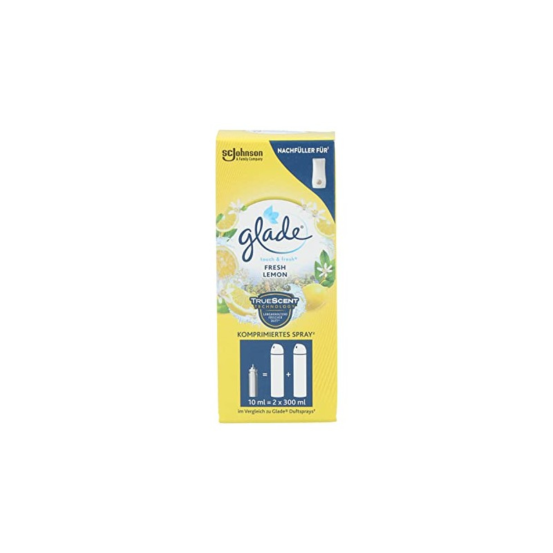 3 x Glade Touch & Fresh Air Freshener Refills Fresh