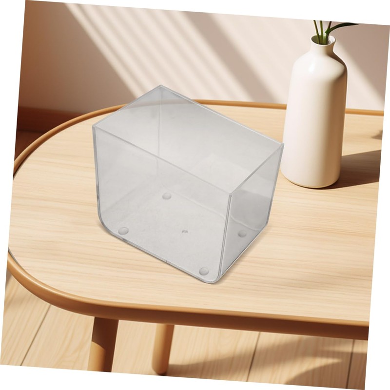 NOLITOY 2pcs Transparent Small Fish Tank for Desk Bookshelf Multi