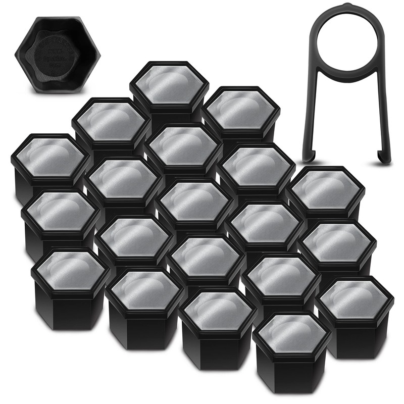 20x Wheel Bolts Wheel Nuts Rim Lock Nuts Caps Wheel